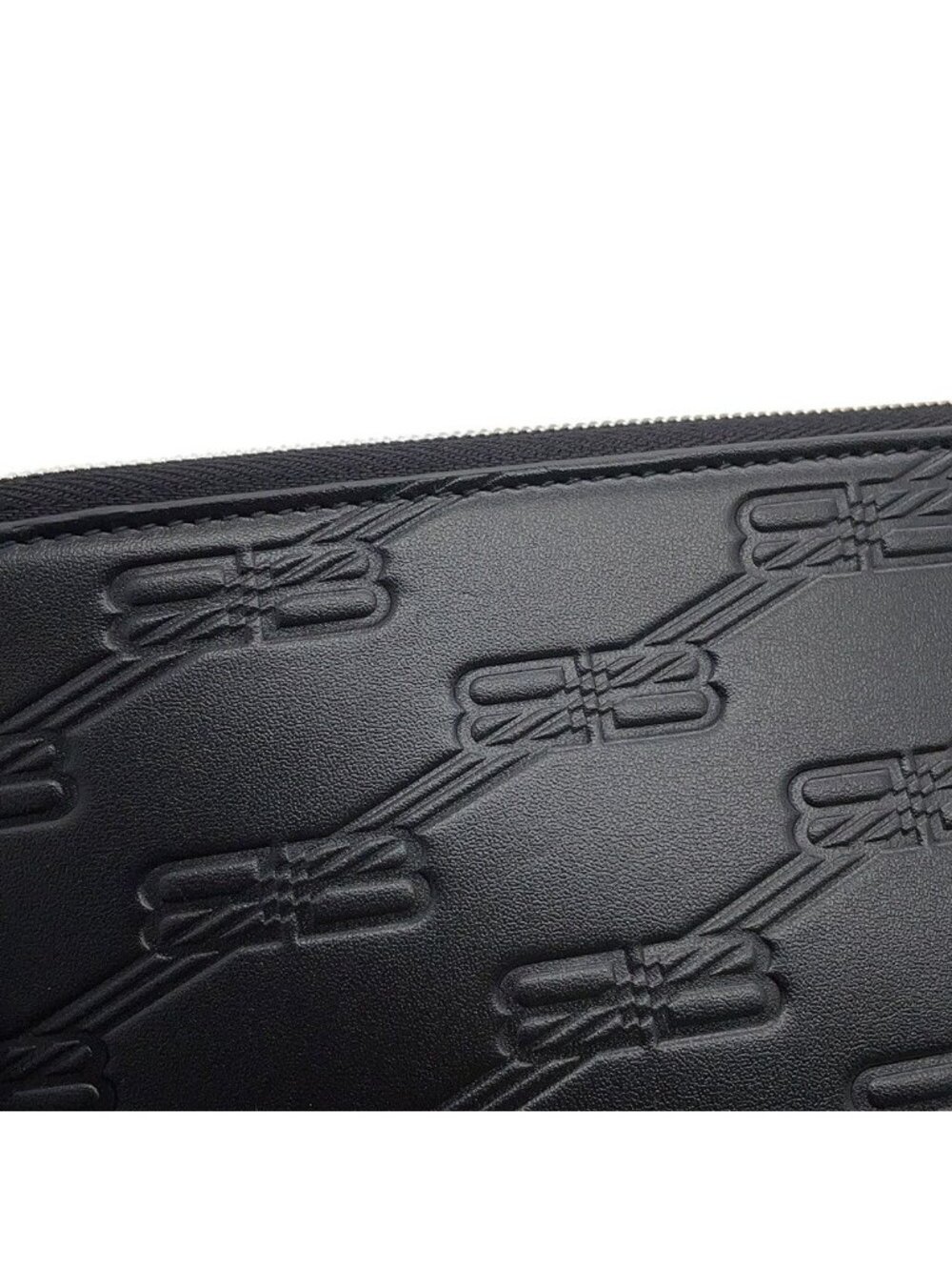 Balenciaga Clutch BB Monogram Pouch Black - Picture 6 of 10